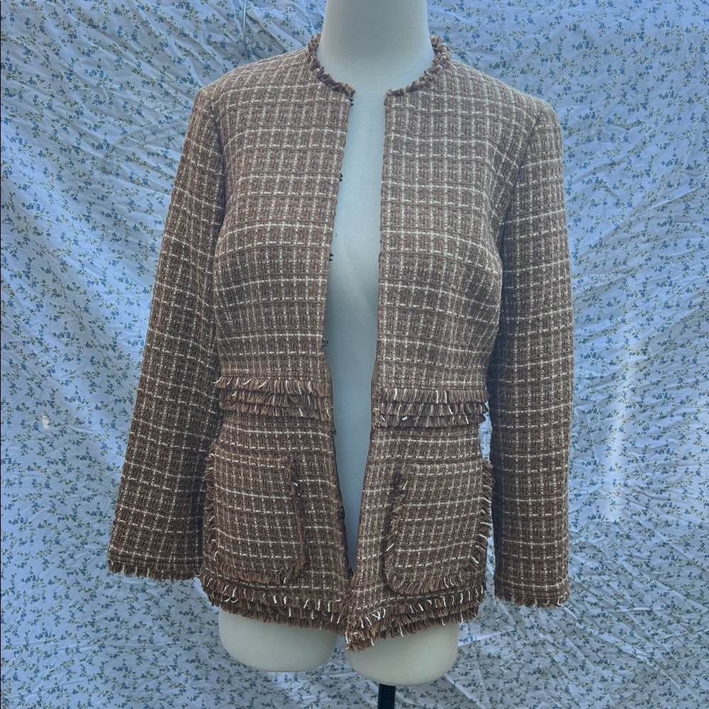 Brooks Brothers Brown Checkered Blazer